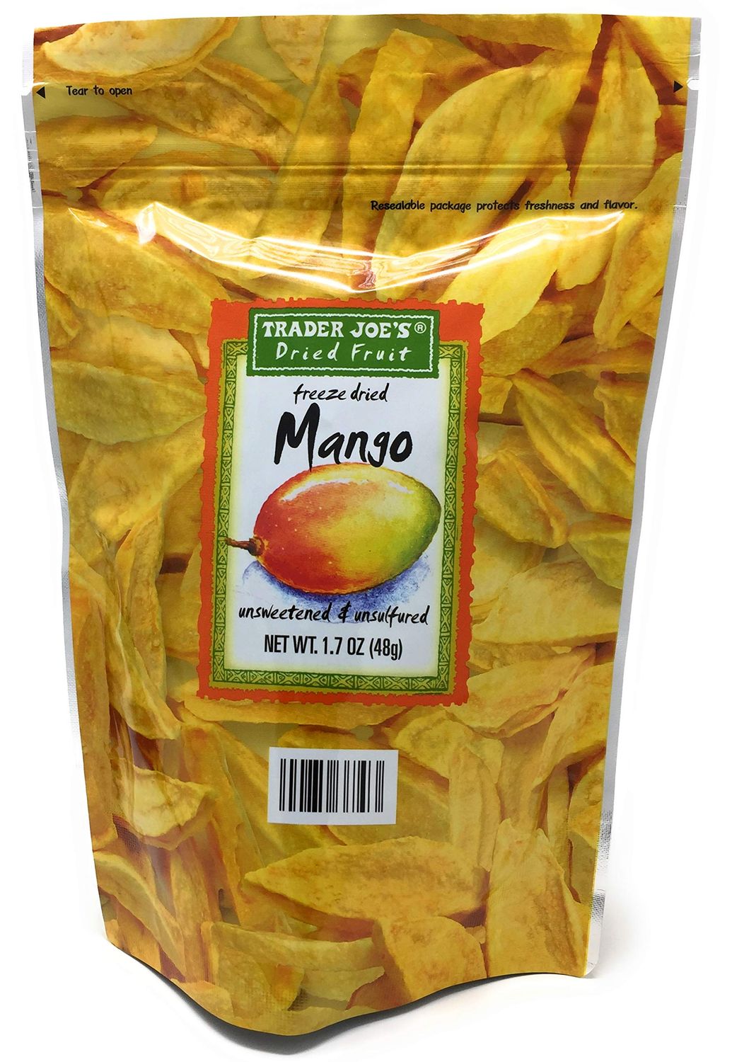3 Pack Trader Joe&#39;s Freeze Dried Mango Unsweetened &amp; Unsulfured 1.7oz
