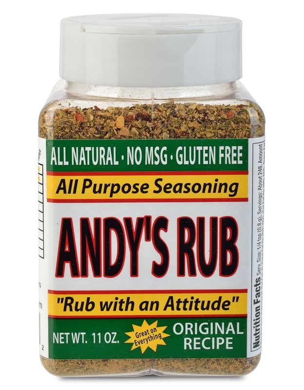 Andy&#39;s Rub, an All Natural Rub with Attitude, 11 oz.