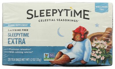 Celestial Seasonings Wellness Tea, Sleepytime Extra, 20 Count Box