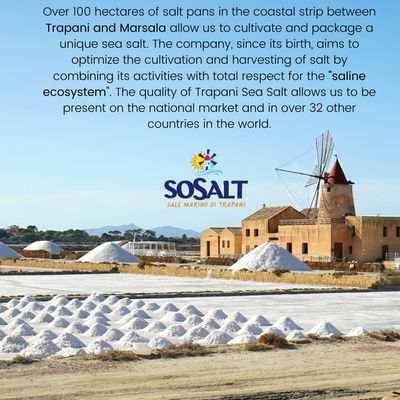 SoSalt Dal Mare Di Trapani, Fine Sea Salt from Sicily, Foodservice Bucket, (5kg) 11 lb, All Natural, Mediterranean Sea Salt Bulk, Kosher.