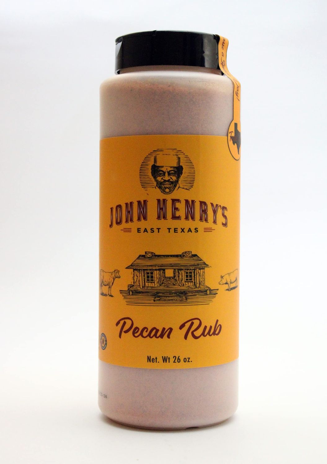 John Henry&#39;s Texas Size Pecan Rub BBQ Seasoning - 26 Ounce