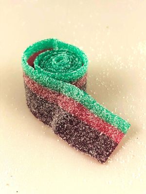Sour Power Premium Candy Belts, Watermelon, 6.6 lb