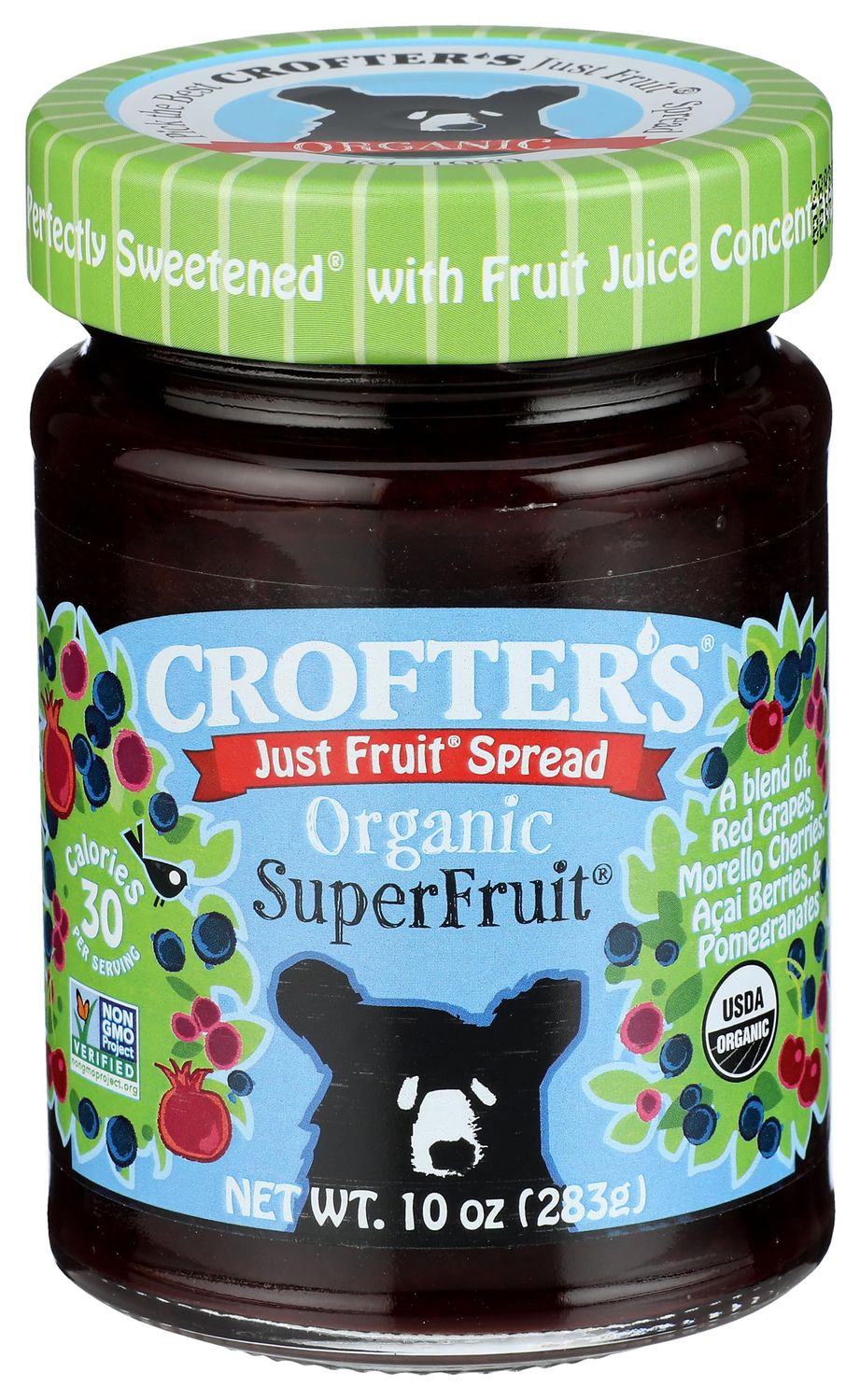 CROFTERS Organic Superfruit Spread, 10 OZ