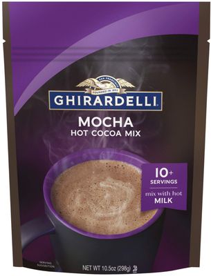Ghirardelli Hot Cocoa Mix Mocha 10.5 oz bag pack 6