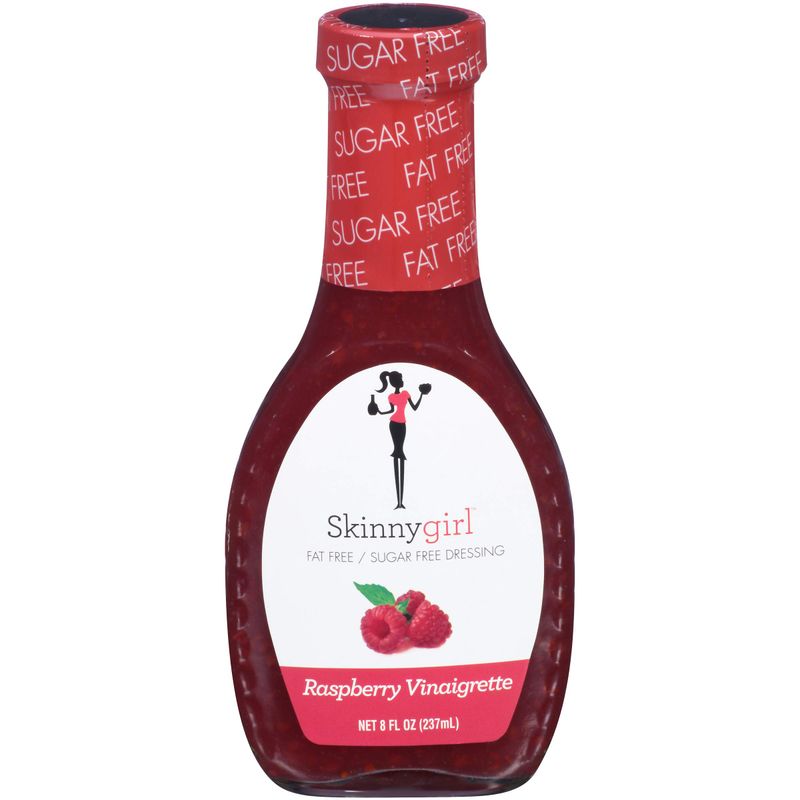 Skinnygirl Fat-Free Salad Dressing, Sugar-Free Raspberry Vinaigrette, 8 Ounce