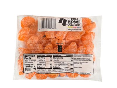Howe Orange Slices, Chewy Candy 22 oz bag