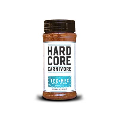 Hardcore Carnivore Tex Mex: Taco and Fajita Seasoning (Large Shaker)