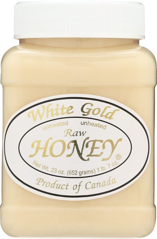 White Gold Raw Honey, 2 Pack, 23 Ounce each = 46 Ounce