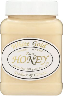 White Gold Raw Honey, 2 Pack, 23 Ounce each = 46 Ounce