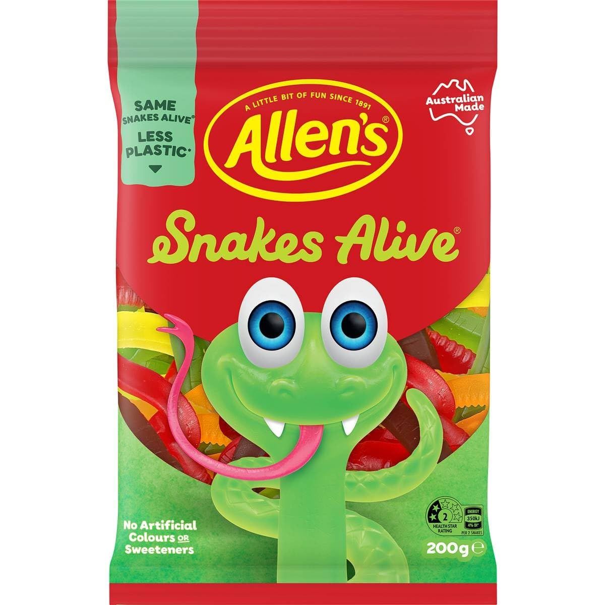 Allen&#39;s Snakes Alive 200g