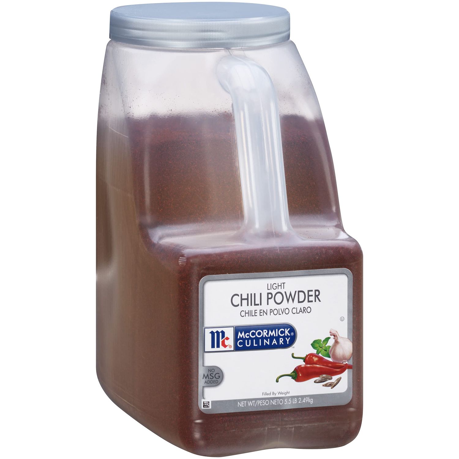 McCormick Culinary Light Chili Powder, 5.5 lb - One 5.5 Pound Container of Bulk Chili Powder for Cooking, Perfect in Tex-Mex and Mexican Cuisines