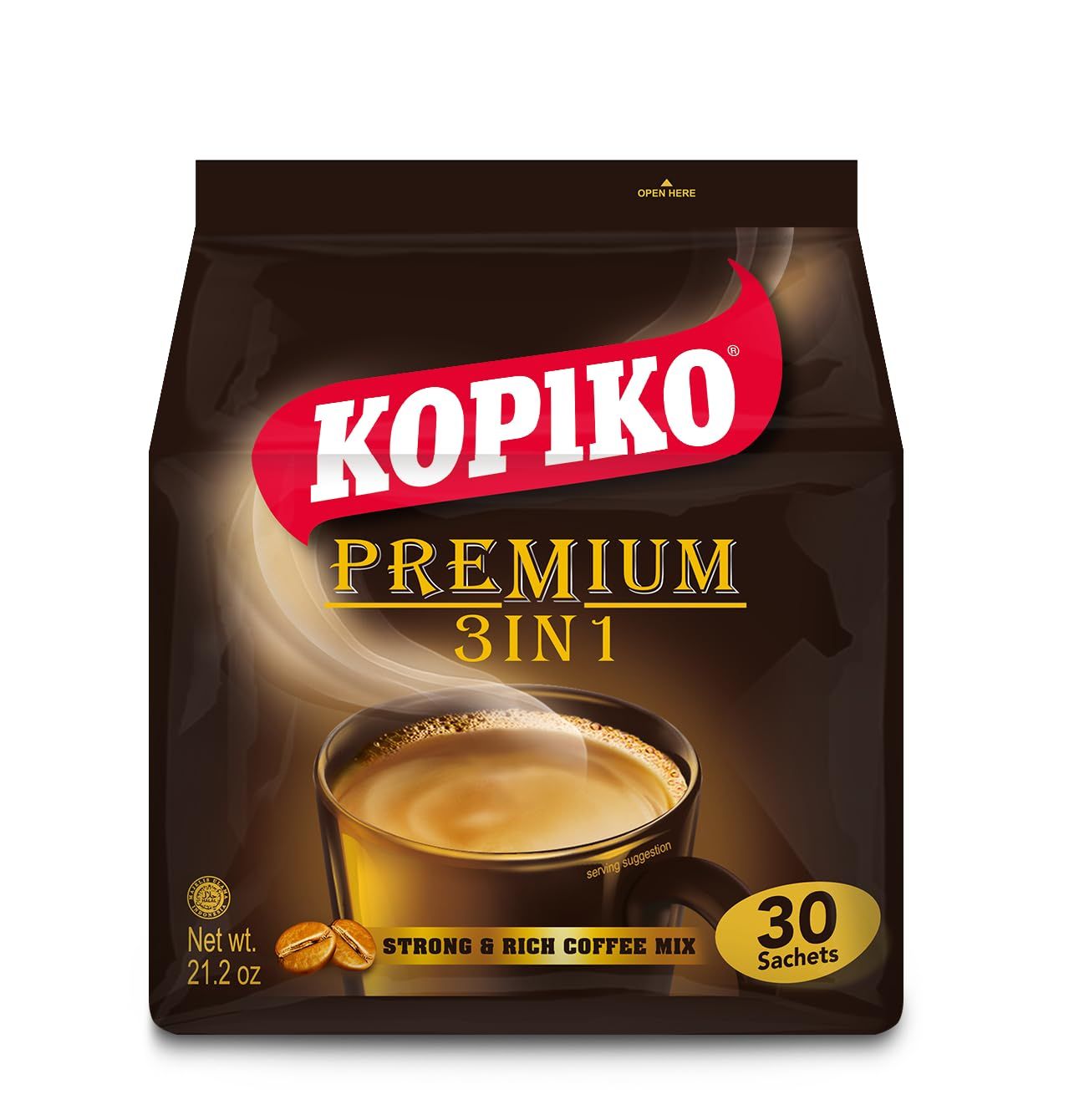 Kopiko 3 in 1 Instant Coffee, 21.2 Ounce (Pack of 1)