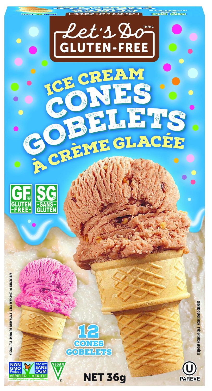 Let&#39;s Do Organic Ice Cream Cones Gluten Free Packages, 4Count