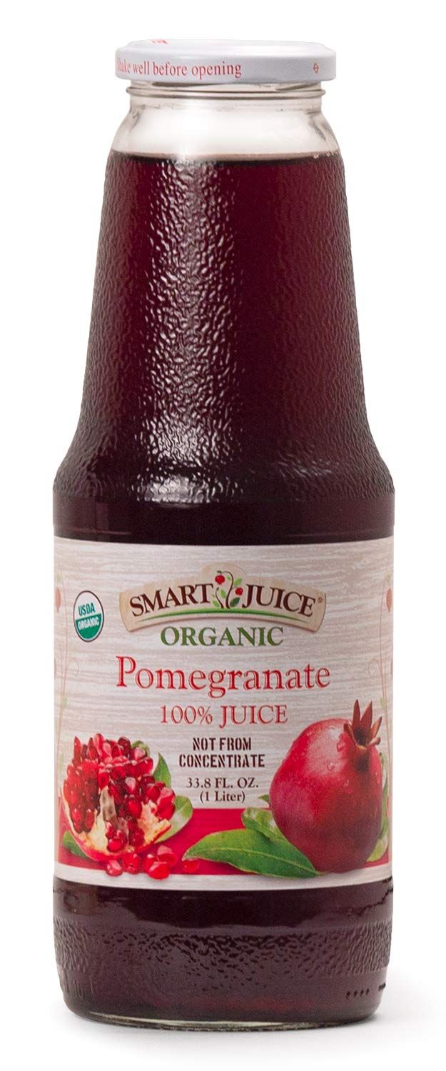 Smart Juice Organic Pomegranate Juice - 33.8 fl oz (1L) - (Case of 6)