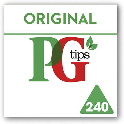 PG Tips Black Tea Pyramid Tea Bags - 240 Count (2-PACK)