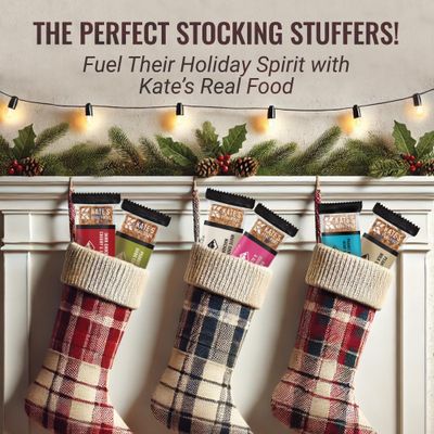Kates Real Food Organic Granola Bars - White Chocolate Macadamia (2.2 oz, Pack of 12) - Organic Energy Bars with Non GMO All Soy Free Free Oats