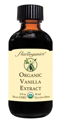 Flavorganics Organic Vanilla Extract, 2 Ounce Bottle