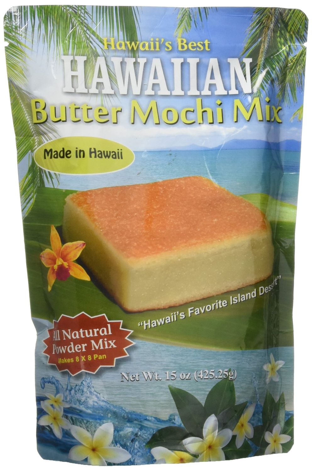 Hawaii&#39;s Best, Hawaiian Butter Mochi Mix, 15-oz. (425.25g)