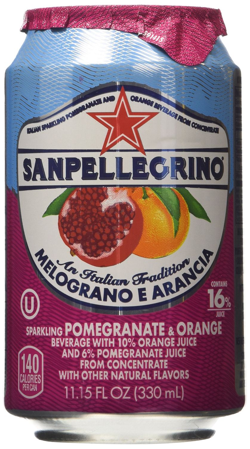 San Pellegrino Melograno E Arancia (Pomegranate &amp; Orange) 11.15 Fl Oz 12 Pack