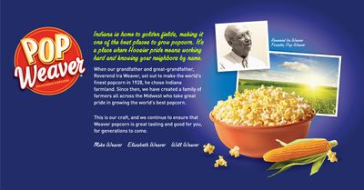 Pop Weaver Microwave Popcorn, Extra Butter, 22 Bags per Box