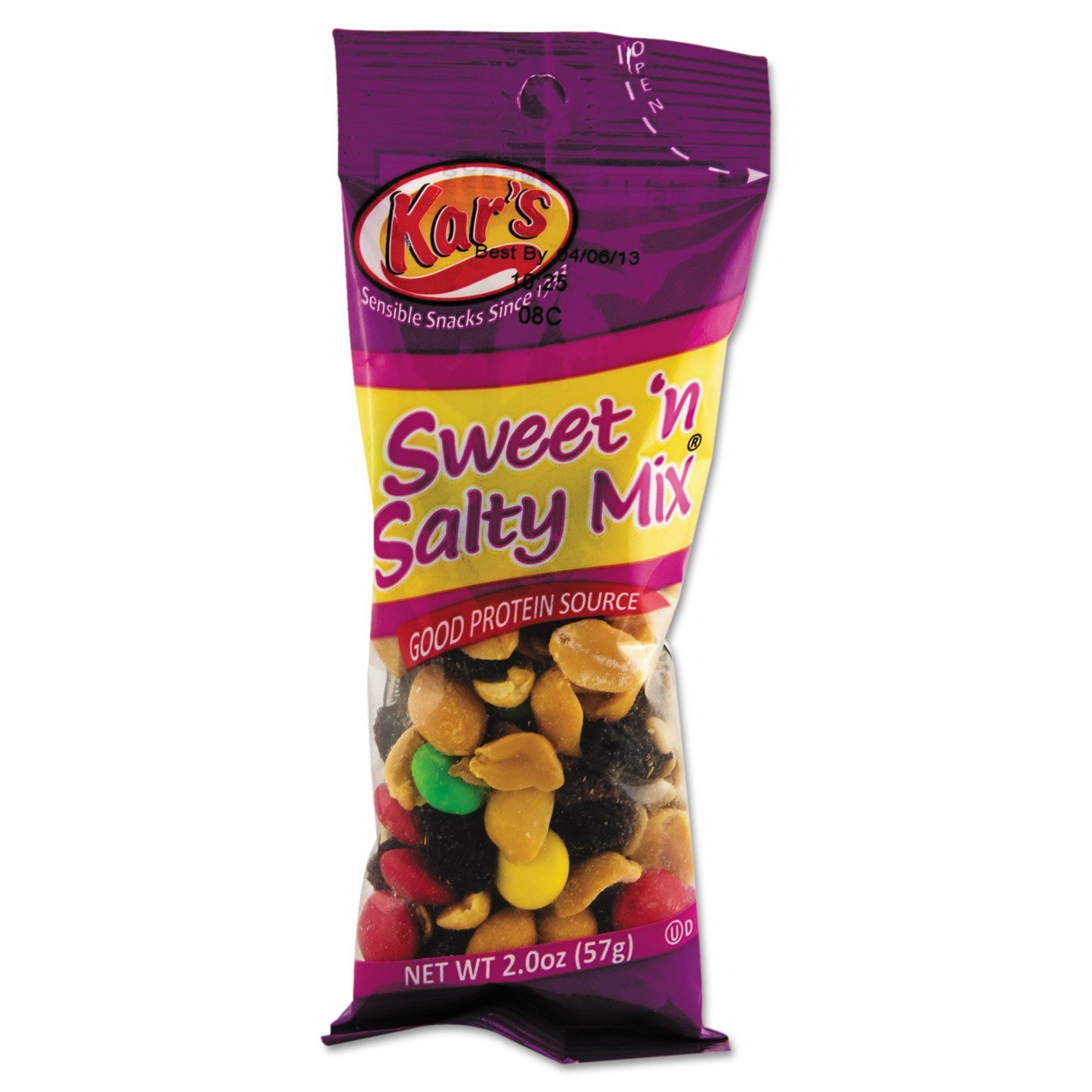 Kar&#39;s SN08387 Nuts Caddy Sweet &#39;N Salty Mix 2oz Packets 24/Box