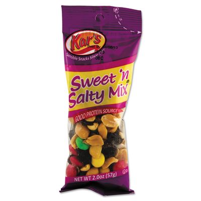Kar&#39;s SN08387 Nuts Caddy Sweet &#39;N Salty Mix 2oz Packets 24/Box