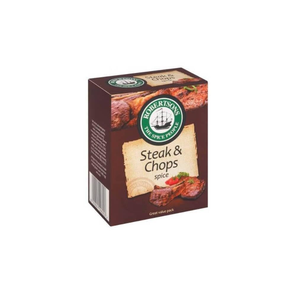 Robertsons Spice - Steak and Chops Refill Box 80gQ