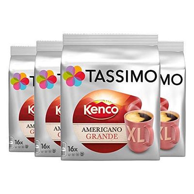 Tassimo Kenco Americano Grande (Pack Of 4) 16 T-Discs