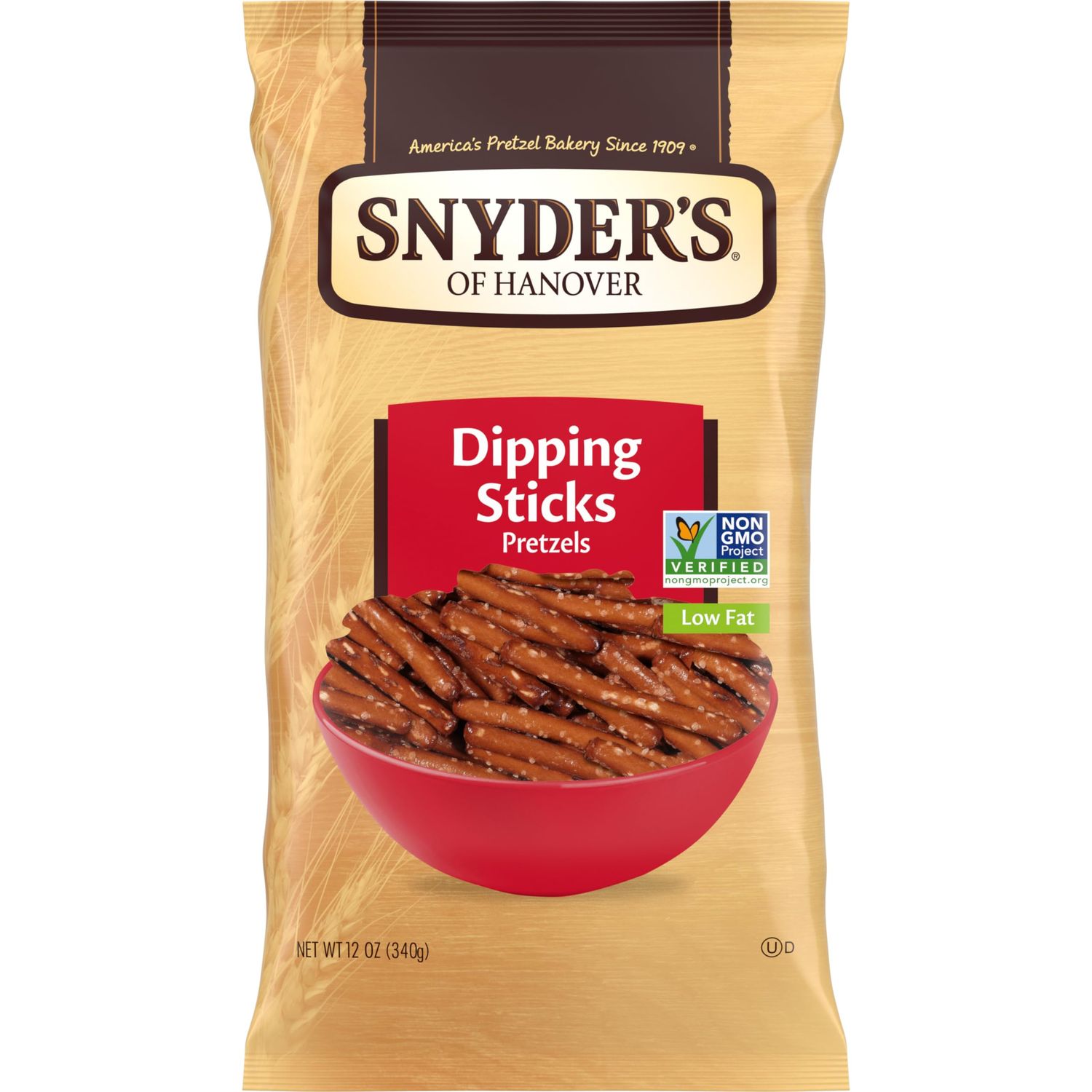 Snyder&#39;s of Hanover, Pretzel Dipping Sticks, 12 Oz Bag