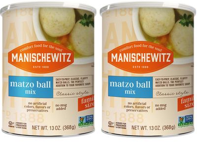 Manischewitz Family Size Original Matzo Ball Mix 13oz (2 Pack) in Resealable Container