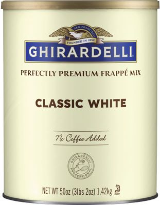 Ghirardelli Beverage Mix, Classic White 50 Ounce.