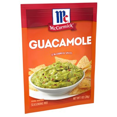 McCormick Guacamole Seasoning Mix, 1 oz (Pack of 12)