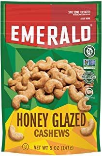 Emerald Honey Glazed Cashews 5 Ounce ( 2 Pack)