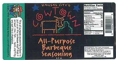 Kansas City's Cowtown Rub 6.5oz - 7oz Container (Pack of 3) Choose Flavor Below (All Purpose Barbecue Seasoning 6.5oz)