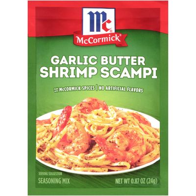 McCormick Garlic Butter Shrimp Scampi Seasoning Mix, 0.87 oz (Pack of 12)