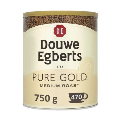 Douwe Egberts Medium Roast Pure Gold Freeze Dried Instant Coffee 750g