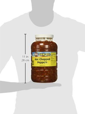 B&amp;G San-Del Hot Chopped Peppers, 1 Gallon