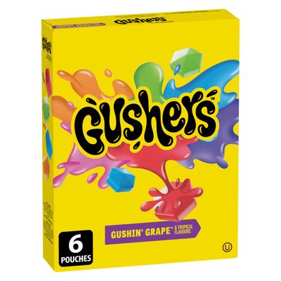 Betty Crocker, Gluten Free,Gushin Grape/Tropical, 6ct, 138g/4.9oz., {Imported from Canada}