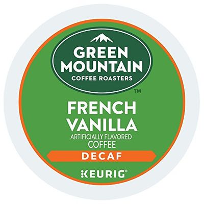 Green Mountain French Vanilla DECAF Flavored Coffee 1 Box of 24 K-Cups