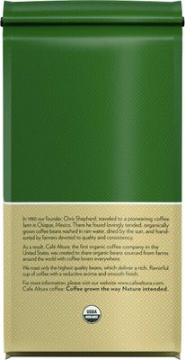 Cafe Altura Whole Bean Organic Coffee, Dark Roast, 2 Pound