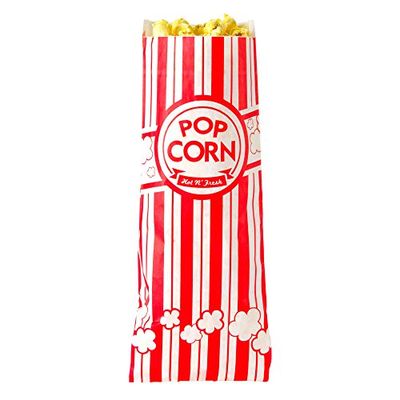 Concession Essentials CE Popcorn Bags-500 Popcorn Bags, 1 oz. (Pack of 500), 2 Height, 3 Width, 8 Length (Pack of 500)
