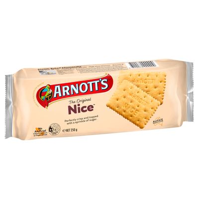 Arnott&#39;s Nice Biscuits 250g.