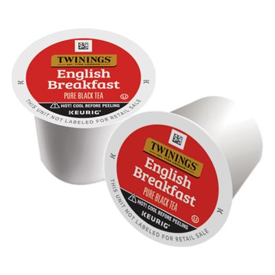 Twinings English Breakfast Black Tea K-Cup Pods for Keurig, 24 Count (Pack of 1), Smooth, Flavourful, Robust, Caffeinated, Enjoy Hot or Iced | Packaging May Vary
