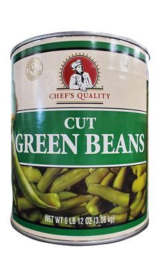 Chefs Quality Cut Green Beans 108oz