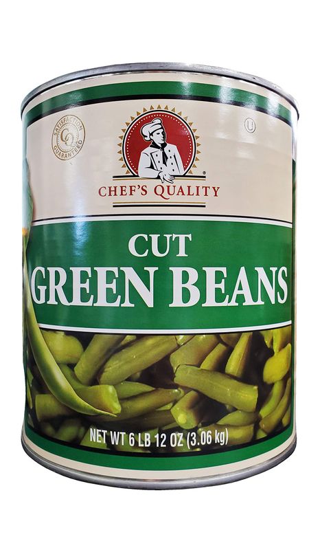 Chefs Quality Cut Green Beans 108oz