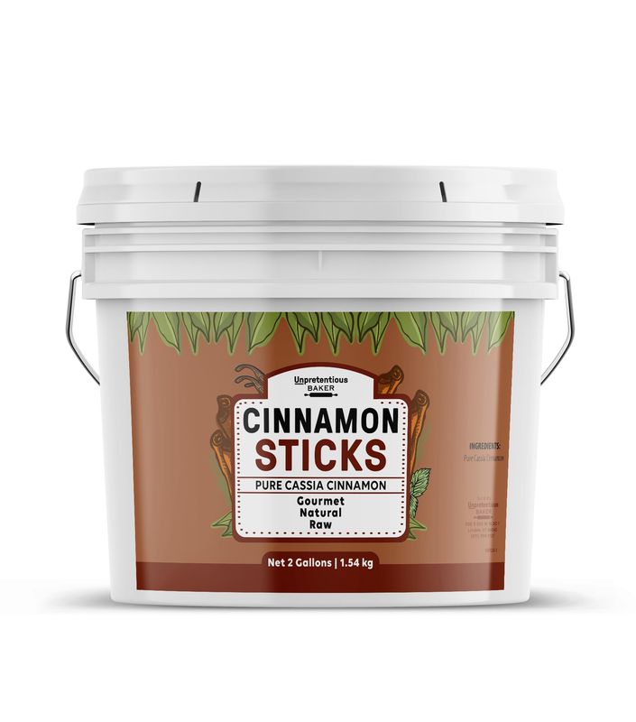 Unpretentious Cinnamon Sticks, 2 Gallon Bucket, Cassia Cinnamon, Pure &amp; Natural, Cooking &amp; Baking
