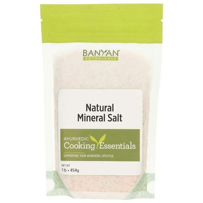 Banyan Botanicals Salt, Natural Mineral, 1 lb - Rock Salt - Stimulates digestion and promotes a healthy appetite