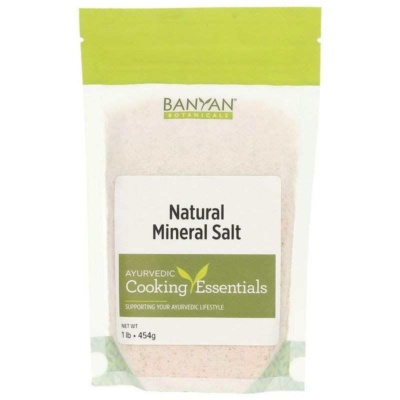 Banyan Botanicals Salt, Natural Mineral, 1 lb - Rock Salt - Stimulates digestion and promotes a healthy appetite
