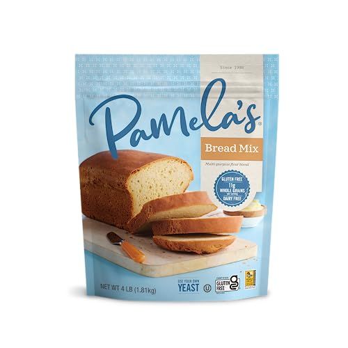 Pamela&#39;S Bread Mix Flour Blend Gluten Free 4 LB (Pack of 3) - Pack Of 3