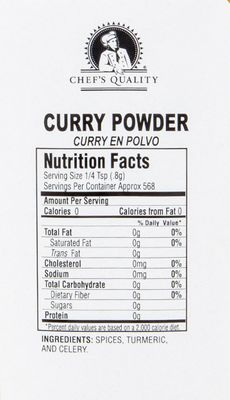 Curry Powder Seasoning with No MSG Added 1 Pound - Chef Quality,16 oz